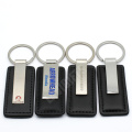 Metall Blank Leder Schlüsselanhänger, Custom Blank Metall Schlüsselanhänger